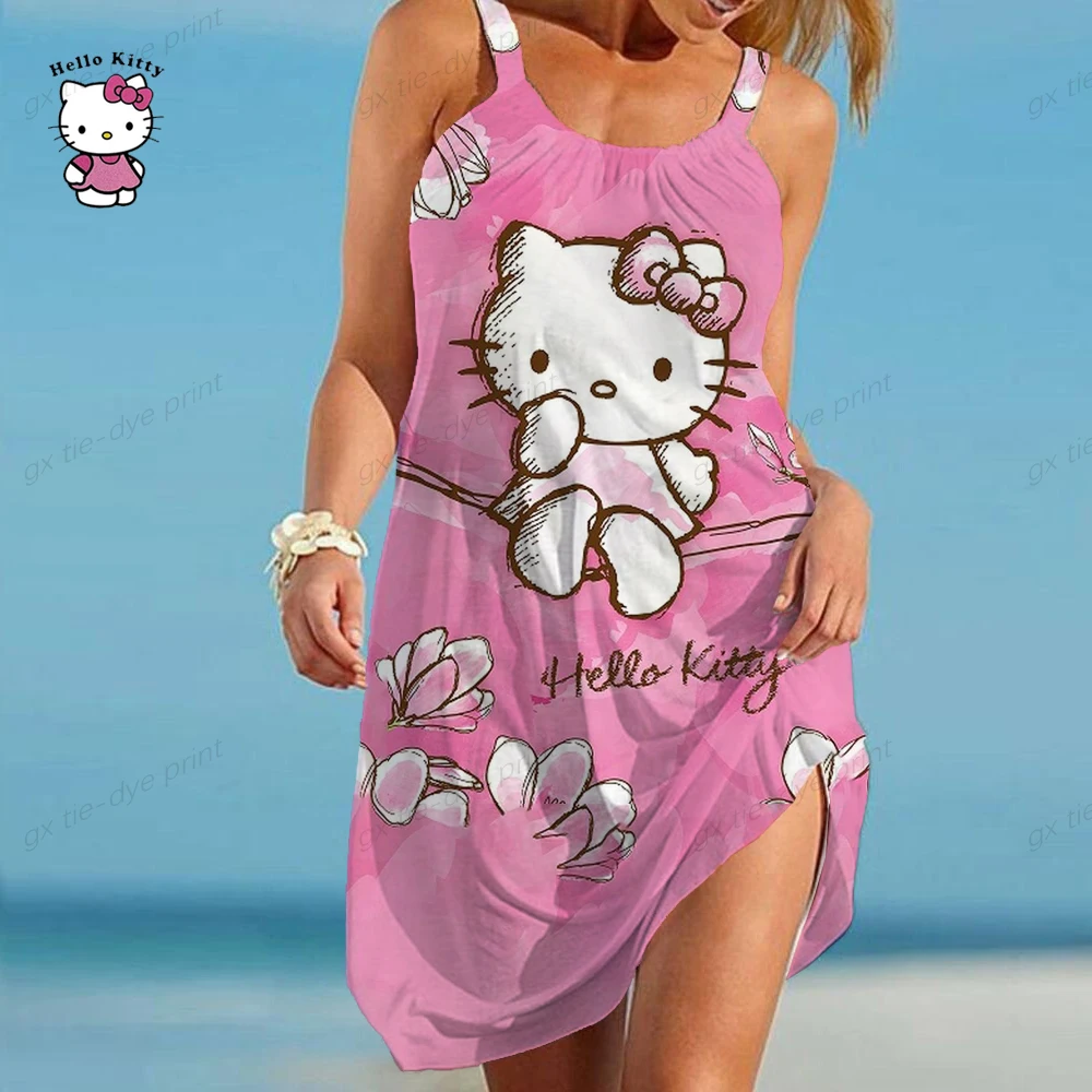 Summer Women's Beach Dress Sexy Cartoon Hello Kitty Print Swimsuit Women's Beach Blouse Wrap Towel Backless Sling Beach Skirt
Summer Women's Beach Dress Sexy Cartoon Hello Kitty Print Swimsuit Women's Beach Blouse Wrap Towel Backless Sling Beach Skirt