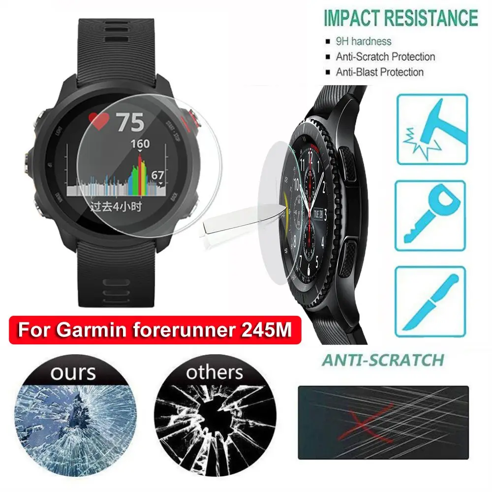 Full cover HD Clear 9H Hardness 2.5D Curved Screen Protectors Tempered Glass Film For Garmin Forerunner 245M / 245
Full cover HD Clear 9H Hardness 2.5D Curved Screen Protectors Tempered Glass Film For Garmin Forerunner 245M / 245