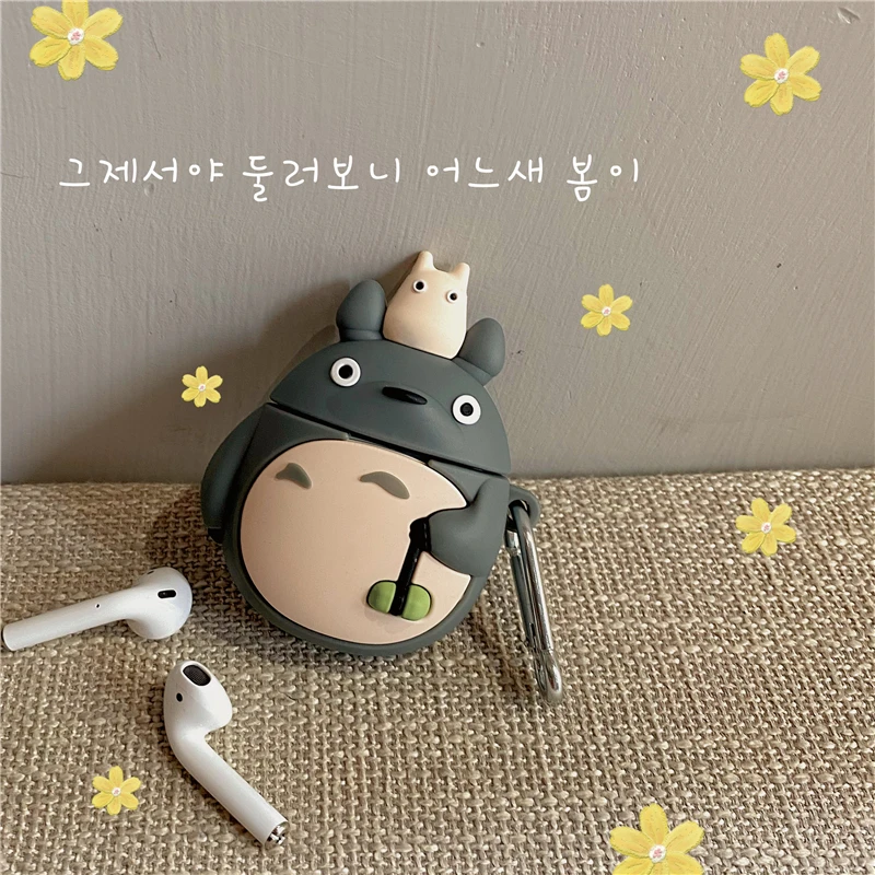 Cartoon Cute Totoro 3D Case For AirPods 1 2 Kawaii Cat Soft Silicon Wireless Bluetooth Earphone Protection Cover For Airpods Pro
Cartoon Cute Totoro 3D Case For AirPods 1 2 Kawaii Cat Soft Silicon Wireless Bluetooth Earphone Protection Cover For Airpods Pro