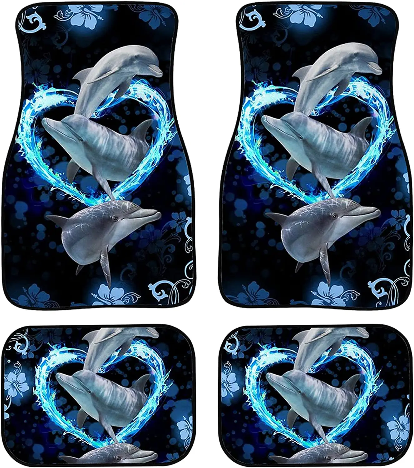 Cozeyat Blue Cute Dolphin Design,Women Men Floor Mats Fit Most Vehicle,4 Pieces Front and Rear Rubber Carpets,Full Set Heavy Dut
Cozeyat Blue Cute Dolphin Design,Women Men Floor Mats Fit Most Vehicle,4 Pieces Front and Rear Rubber Carpets,Full Set Heavy Dut