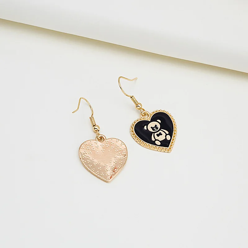 Metal Heart Bear Simple Retro Stud Drop Earring for Women Girl Cute Cartoon Fashion Statement Jewelry Party Birthday Jewelry
Metal Heart Bear Simple Retro Stud Drop Earring for Women Girl Cute Cartoon Fashion Statement Jewelry Party Birthday Jewelry