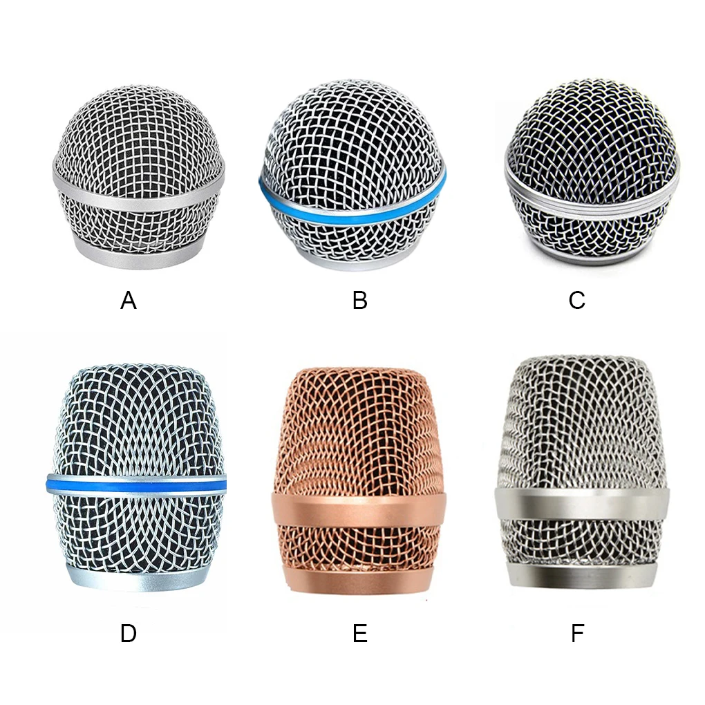 Metal Replacement Microphone Grille Professional Wired Wireless Build-in Sponge KTV Party Mic Head Part Accessories Type 4
Metal Replacement Microphone Grille Professional Wired Wireless Build-in Sponge KTV Party Mic Head Part Accessories Type 4
