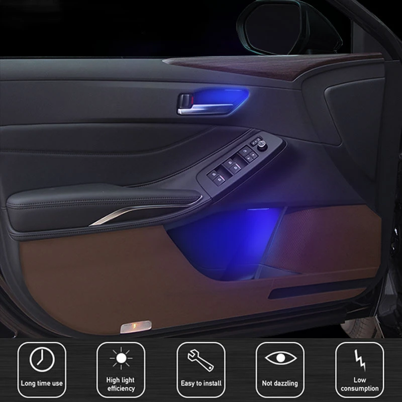 Car Door Handle Decoration Lights Universal LED Lamp Ambient Light for Door Storage Boxes Interior Car Gadget Accessories
Car Door Handle Decoration Lights Universal LED Lamp Ambient Light for Door Storage Boxes Interior Car Gadget Accessories