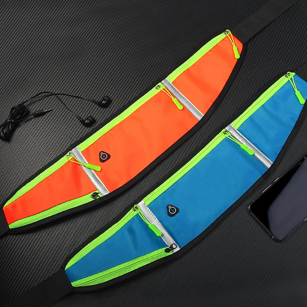 

Waterproof Nylon Luminous Pockets Novelty Men Pochete Waist Bag Travel Phone Anti-Theft Organizer Summmer Fanny Pack
