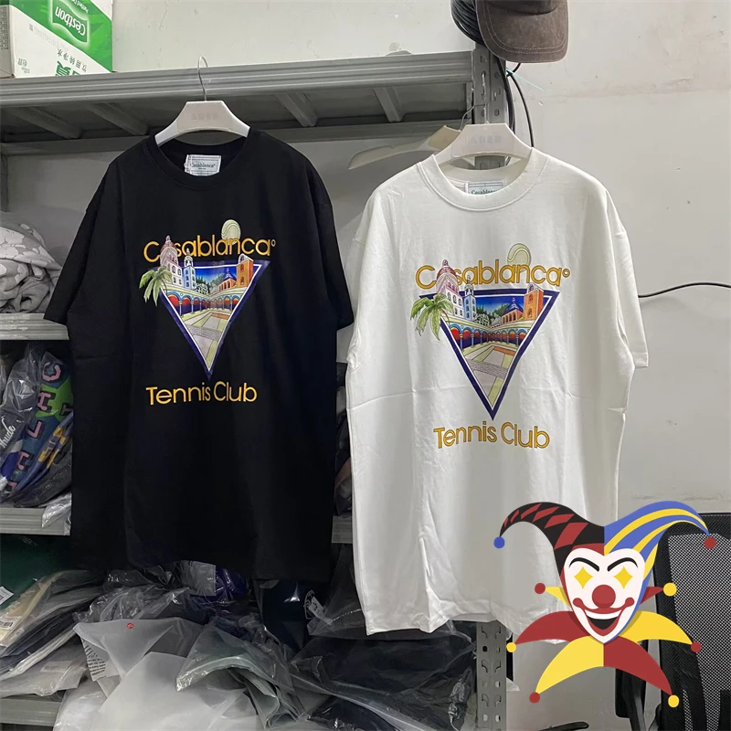 Tennis Club Casablanca T-Shirts Men Women Top Tees Casual Short Sleeve T Shirt Inverted Triangle
Tennis Club Casablanca T-Shirts Men Women Top Tees Casual Short Sleeve T Shirt Inverted Triangle