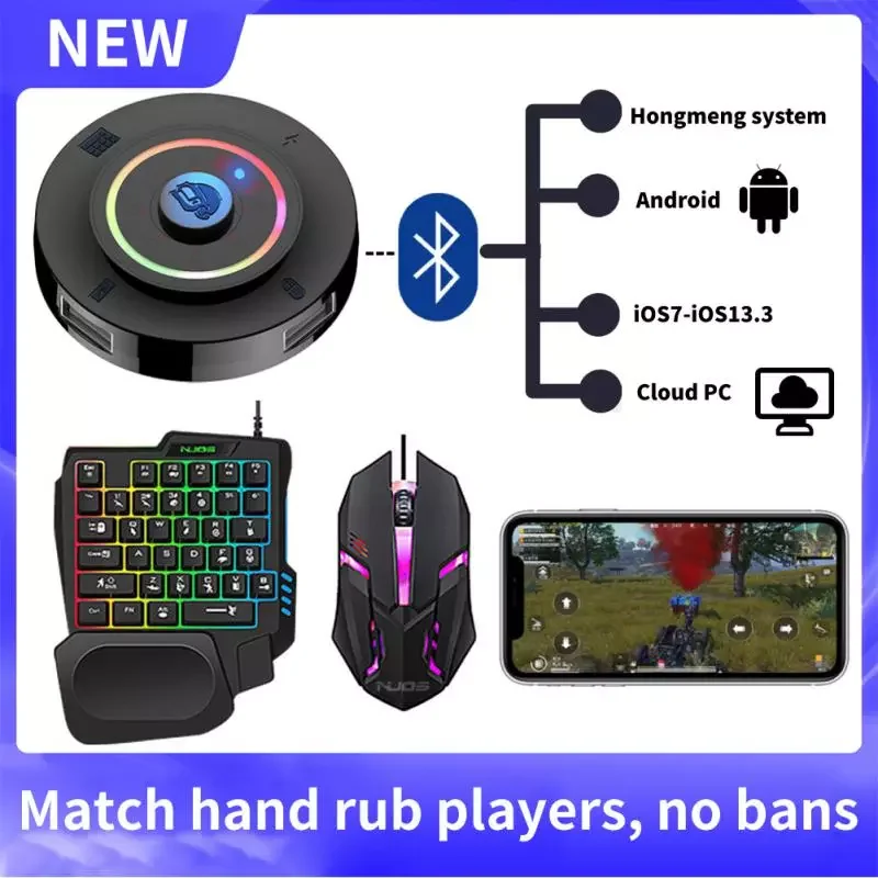 M16 Bluetooth Mouse & Keyboard Converter For Mobile PUBG Gamepad Adapter Faster Reaction Mobile Game Peripherals For Android
M16 Bluetooth Mouse & Keyboard Converter For Mobile PUBG Gamepad Adapter Faster Reaction Mobile Game Peripherals For Android