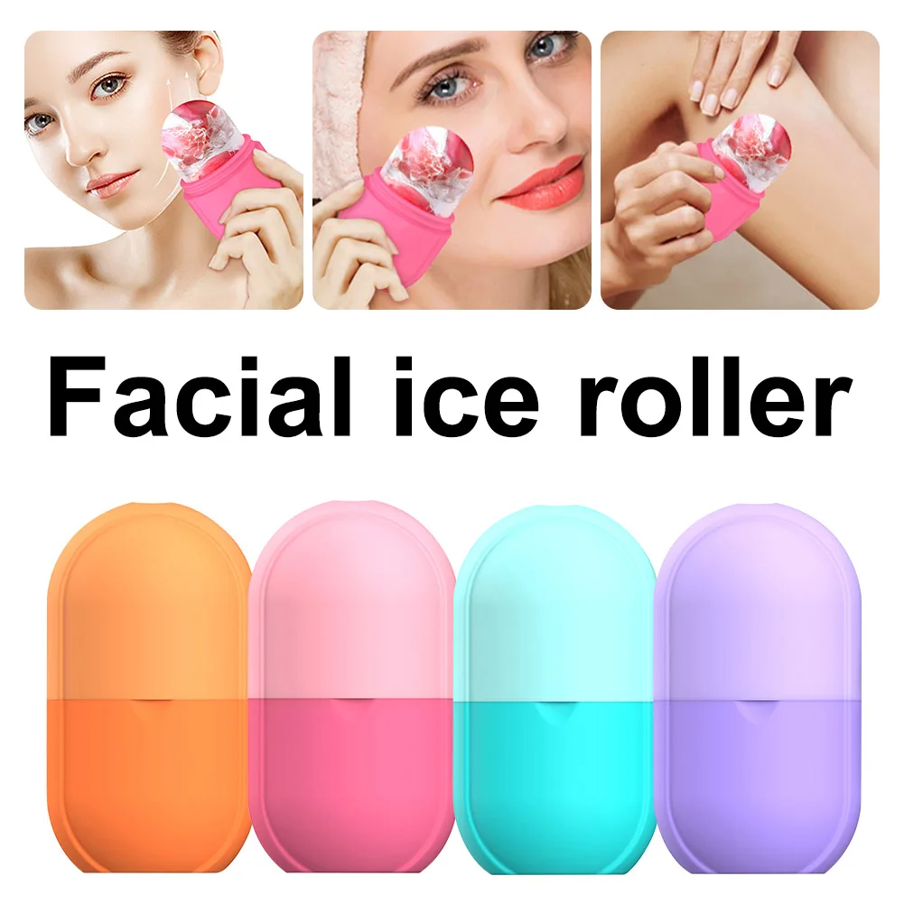 Facial Ice Roller Silicone Ice Massager Remove Puffiness Shrink Pores Reusable Face Lifting Massage Tool Skin Care
Facial Ice Roller Silicone Ice Massager Remove Puffiness Shrink Pores Reusable Face Lifting Massage Tool Skin Care