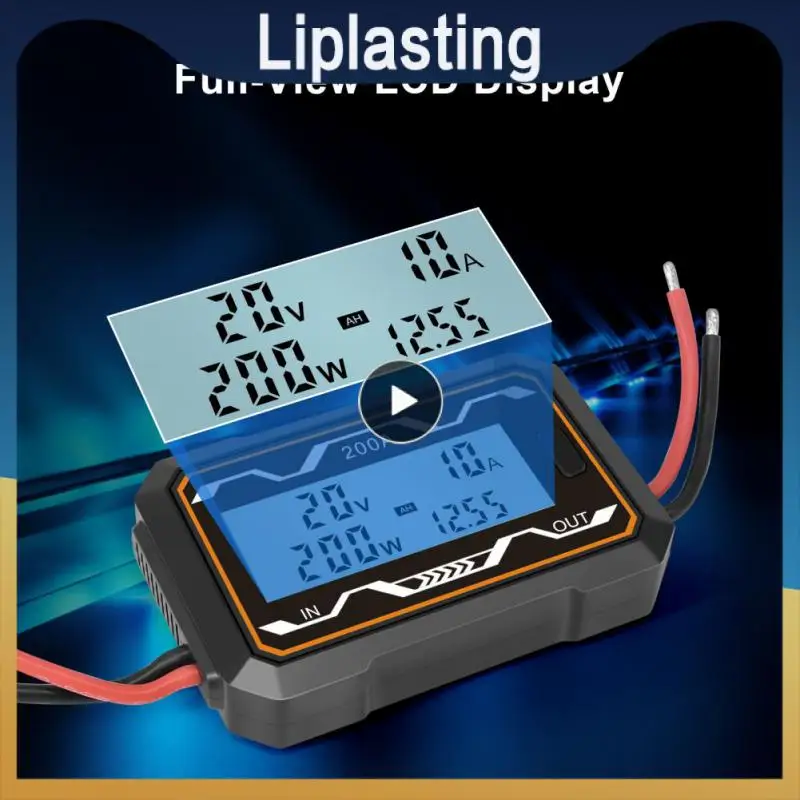 200A Voltmeter Ammeter Current Monitor High Precision Volt Tester Power Energy Electricity Monitor Digital Wattmeter DC 0-60V
200A Voltmeter Ammeter Current Monitor High Precision Volt Tester Power Energy Electricity Monitor Digital Wattmeter DC 0-60V