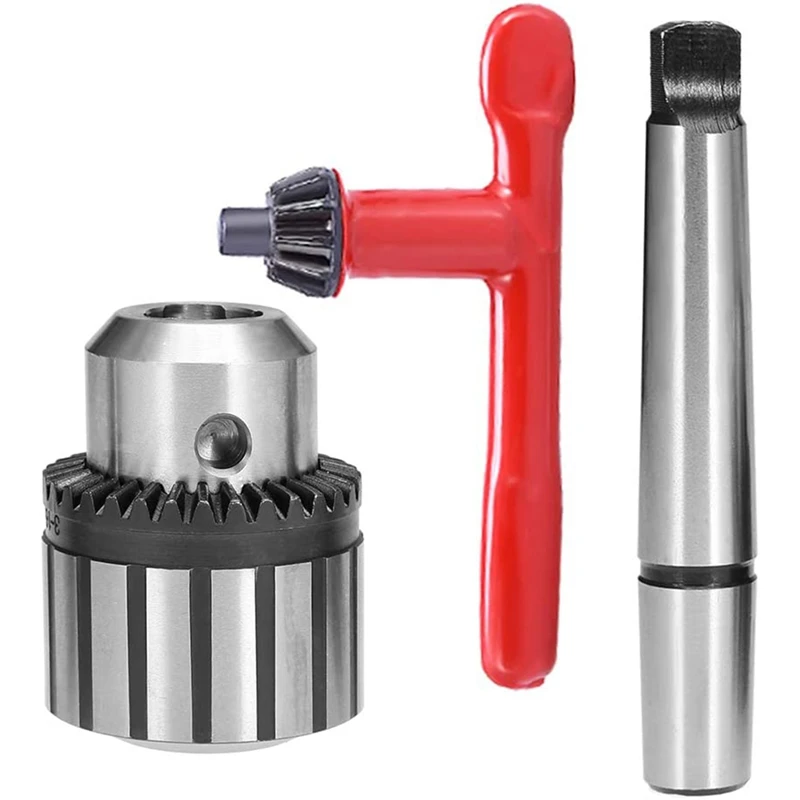 3MM-16MM Cap B18 K5 Heavy Duty Drill Chuck with Chuck Key & MT2-B18 Arbor, Clamping Range 1/8inch - 5/8inch
3MM-16MM Cap B18 K5 Heavy Duty Drill Chuck with Chuck Key & MT2-B18 Arbor, Clamping Range 1/8inch - 5/8inch