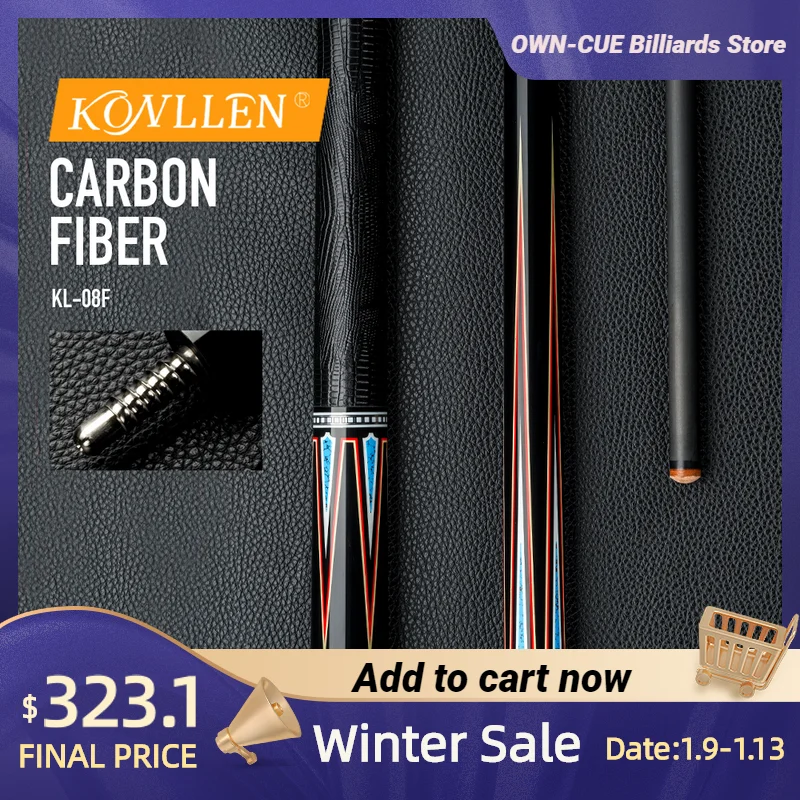 Карбоновый бильярдный кий KONLLEN 12,6 мм, модель 3/8*8, радиальный штырьковый шарнир, технология ручной работы, набор бильярдного кия
Карбоновый бильярдный кий KONLLEN 12,6 мм, модель 3/8*8, радиальный штырьковый шарнир, технология ручной работы, набор бильярдного кия