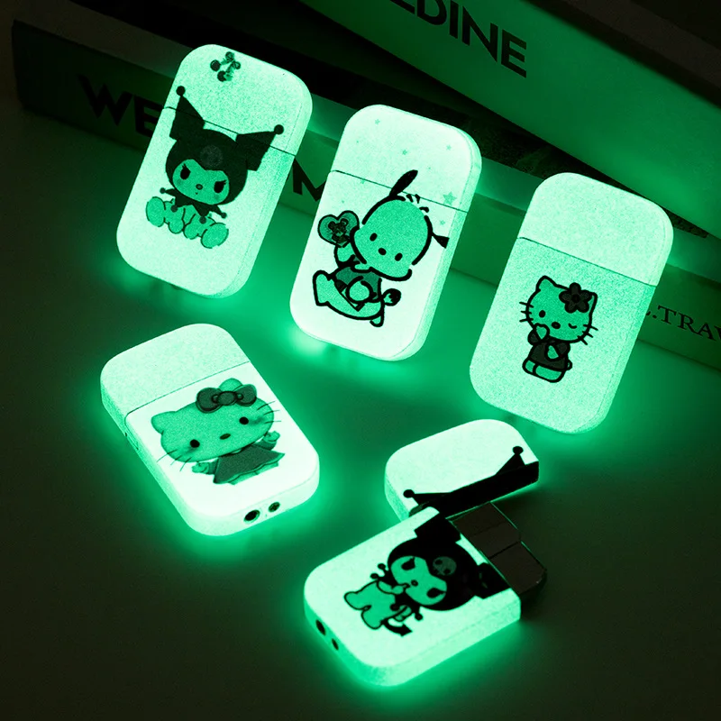 Sanrios Kuromi Cinnamoroll Mymelody Pochacco Luminous Lighter Kawaii Windproof Portable Lighter Smoking Accessorie Birthday Gift
Sanrios Kuromi Cinnamoroll Mymelody Pochacco Luminous Lighter Kawaii Windproof Portable Lighter Smoking Accessorie Birthday Gift