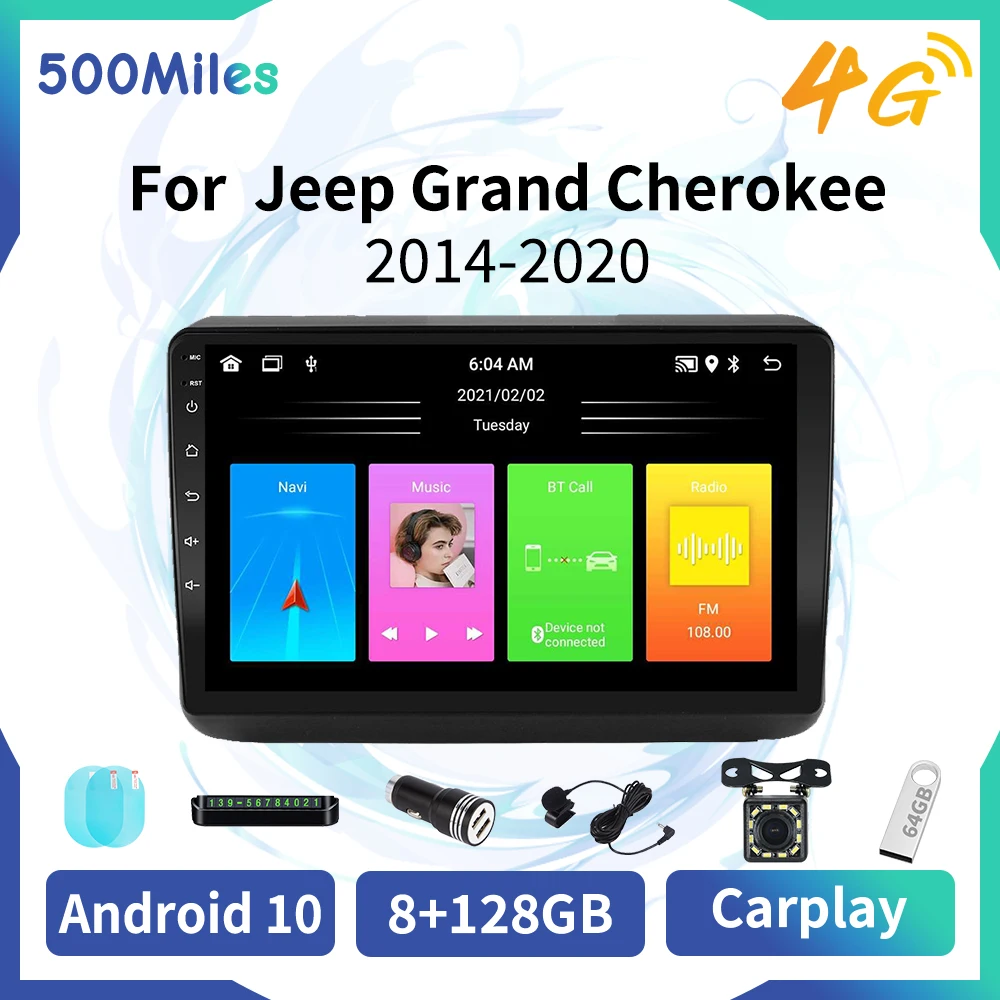 2 Din Android Car Stereo For Jeep Grand Cherokee 2014-2020 9" Screen Radio GPS Navigation Multimedia Audio Head Unit Autoradio
2 Din Android Car Stereo For Jeep Grand Cherokee 2014-2020 9" Screen Radio GPS Navigation Multimedia Audio Head Unit Autoradio