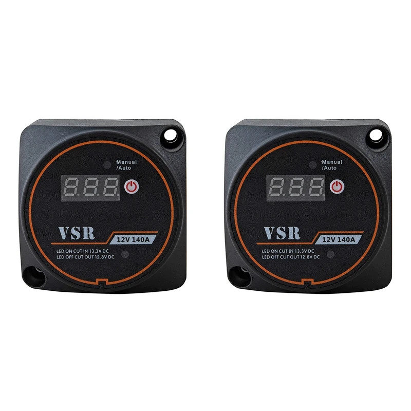 2X Digital Display 12V 140A Dual Battery Smart Isolator Voltage Sensitive Relay Battery Isolator For ATV, UTV, Boats
2X Digital Display 12V 140A Dual Battery Smart Isolator Voltage Sensitive Relay Battery Isolator For ATV, UTV, Boats