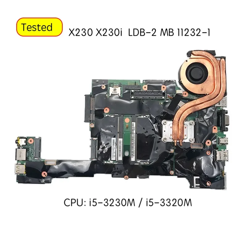 LDB-2 MB 11232-1 For Lenovo ThinkPad X230 X230i Laptop Motherboard 04X3740 04X4604 04W6716
LDB-2 MB 11232-1 For Lenovo ThinkPad X230 X230i Laptop Motherboard 04X3740 04X4604 04W6716