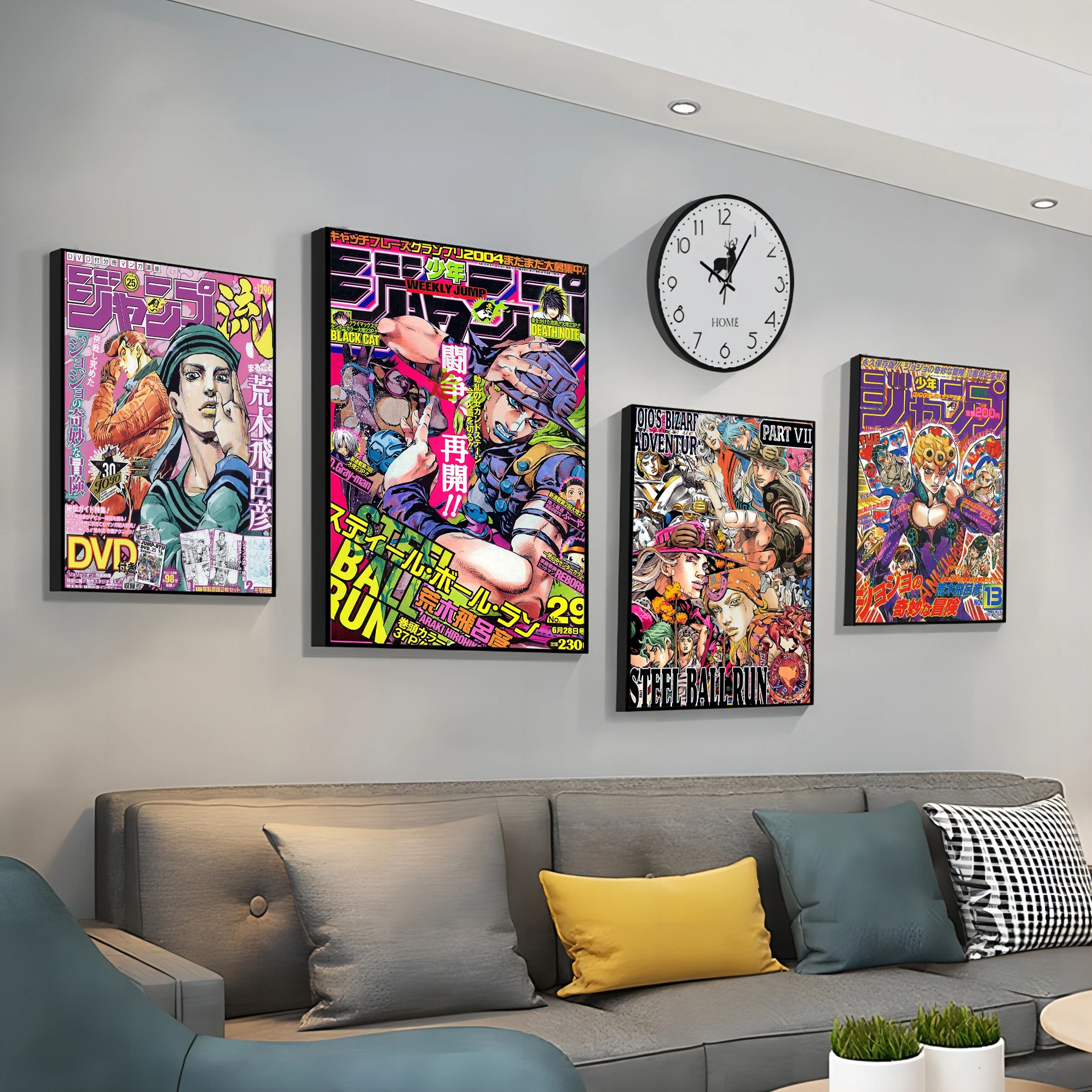 Anime JoJo's Bizarre Adventure JOJO Self-adhesive Art Poster Whitepaper Sticker DIY Room Bar Cafe Nordic Home Decor
Anime JoJo's Bizarre Adventure JOJO Self-adhesive Art Poster Whitepaper Sticker DIY Room Bar Cafe Nordic Home Decor