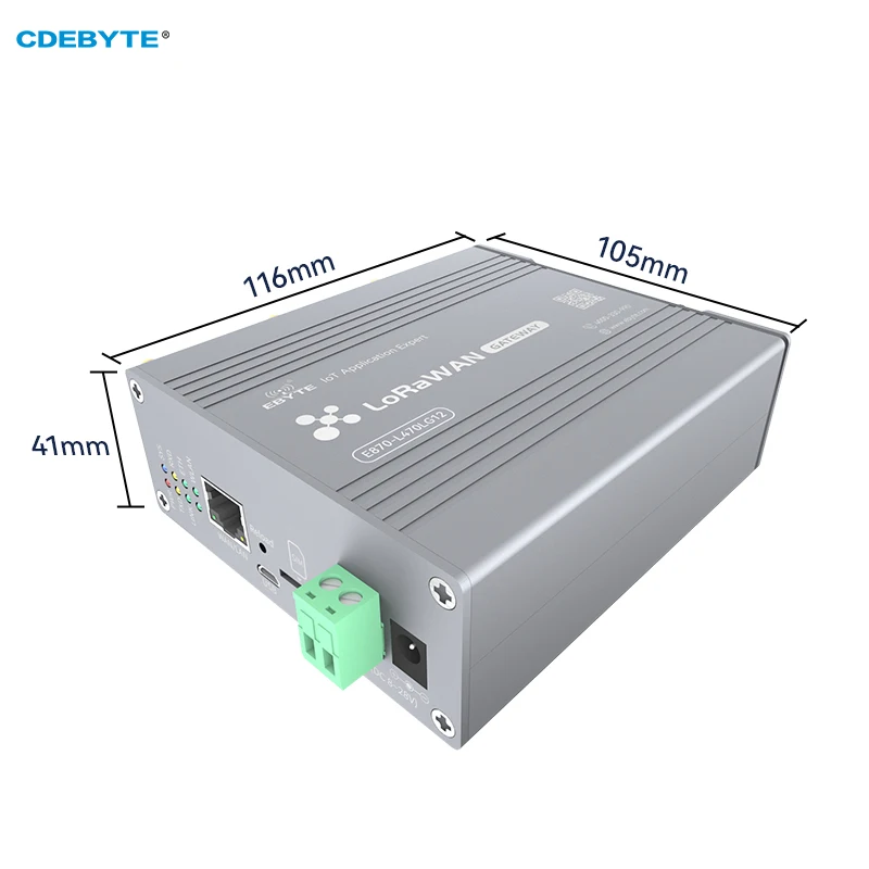 SX1302 915 МГц промышленный LoRaWAN полудуплексный CDEBYTE E890-915LG12 27 дБм 3 км DC8 ~ 28 в многоканальный беспроводной
SX1302 915 МГц промышленный LoRaWAN полудуплексный CDEBYTE E890-915LG12 27 дБм 3 км DC8 ~ 28 в многоканальный беспроводной