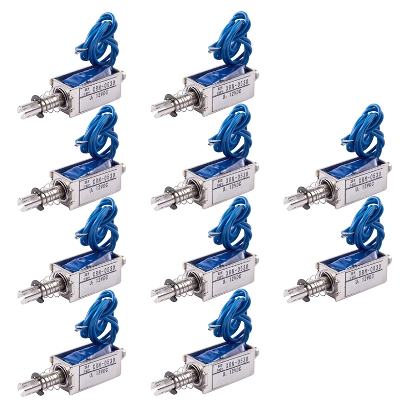 10X Solenoid Electric Solenoid Type Push / Pull 10 Mm DC 12 V 2.1 Kg Force
10X Solenoid Electric Solenoid Type Push / Pull 10 Mm DC 12 V 2.1 Kg Force