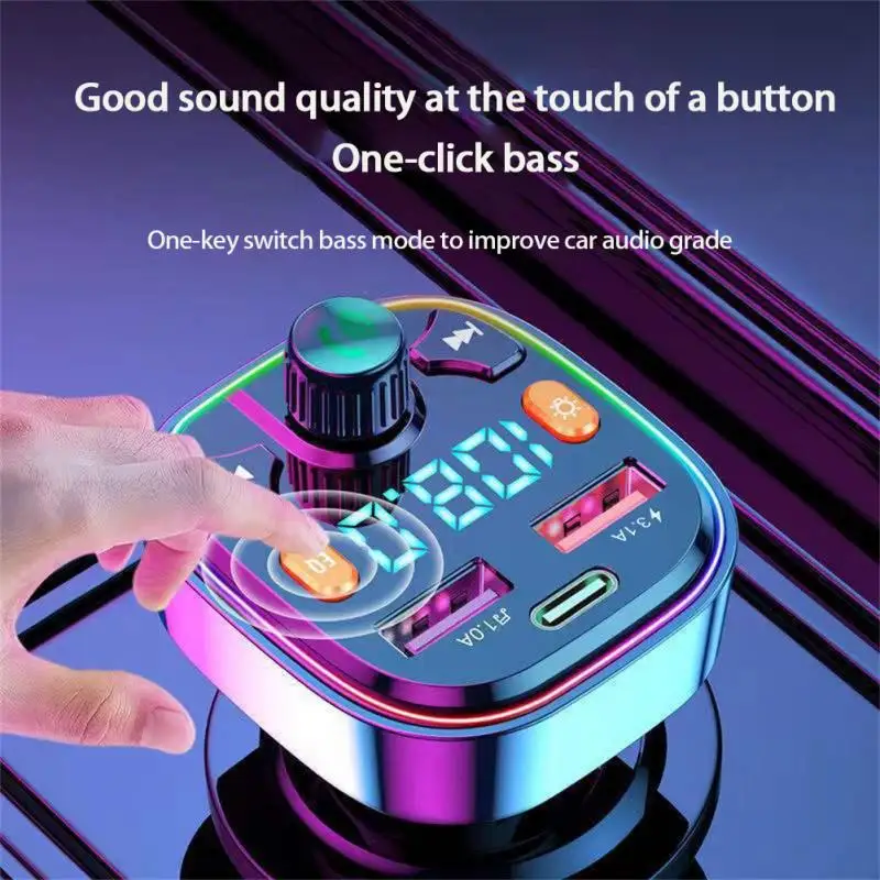 Handsfree Car Bluetooth Mp3 Audio Player Wireless Fm Transmitter Multifunctional Q5 Dual Usb Charger Car Accessories
Handsfree Car Bluetooth Mp3 Audio Player Wireless Fm Transmitter Multifunctional Q5 Dual Usb Charger Car Accessories