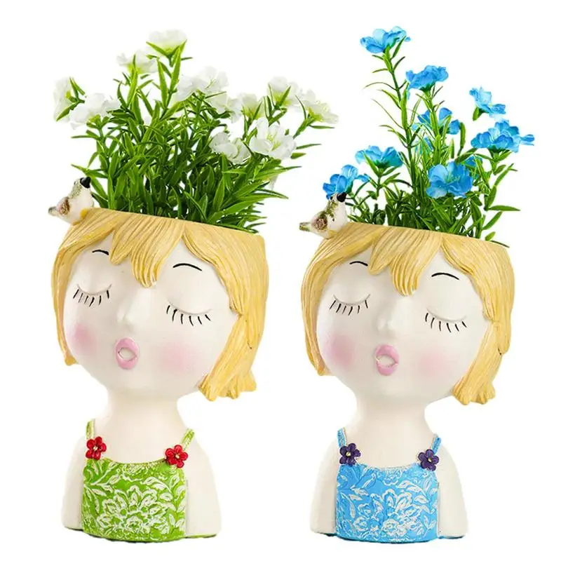 Flower Pot Character Human Face Vase Resin Succulent Plant Pots Abstract Portrait Head Vase Tabletop Balcony Art Landscape
Flower Pot Character Human Face Vase Resin Succulent Plant Pots Abstract Portrait Head Vase Tabletop Balcony Art Landscape