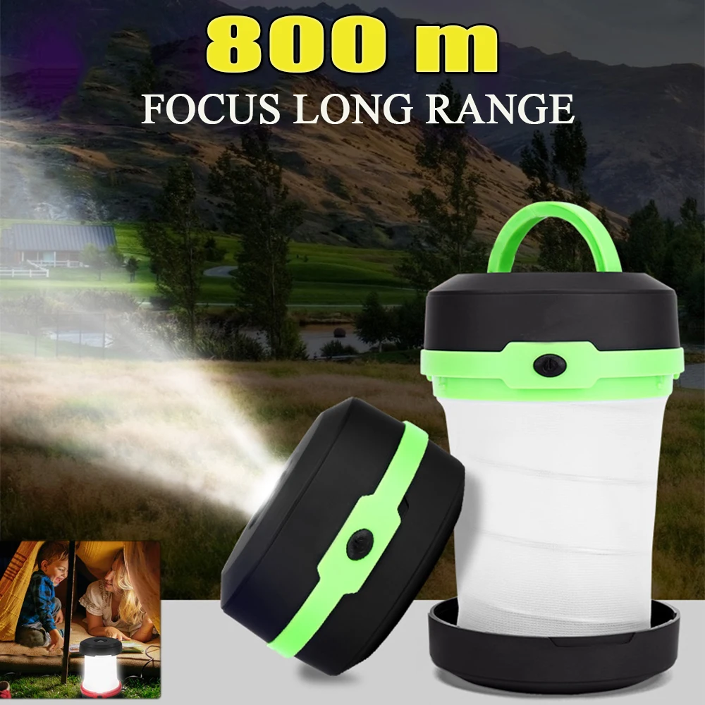 Portable Mini Multi-functional LED Tent Light 3 Modes 800m Long Range Waterproof Lamp Outdoor Camping Foldable Emergency Lantern
Portable Mini Multi-functional LED Tent Light 3 Modes 800m Long Range Waterproof Lamp Outdoor Camping Foldable Emergency Lantern