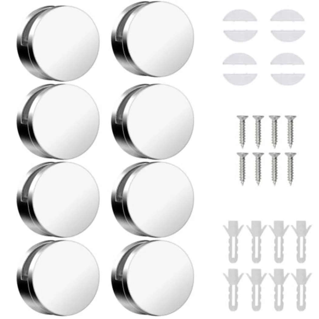 8PCS Wall Mount Bathroom Glass Mirror Clip Zinc Alloy Clamp Brackets Holder Shelf Support Fixed Buckle Hardware Furniture
8PCS Wall Mount Bathroom Glass Mirror Clip Zinc Alloy Clamp Brackets Holder Shelf Support Fixed Buckle Hardware Furniture