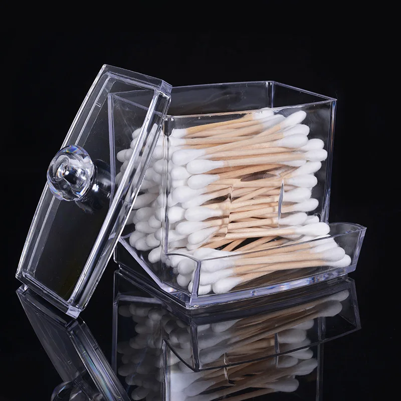 Acrylic Cotton Swabs Storage Holder Box Portable Transparent Makeup Cotton Pad Cosmetic Container Jewelry Organizer Empty Box
Acrylic Cotton Swabs Storage Holder Box Portable Transparent Makeup Cotton Pad Cosmetic Container Jewelry Organizer Empty Box
