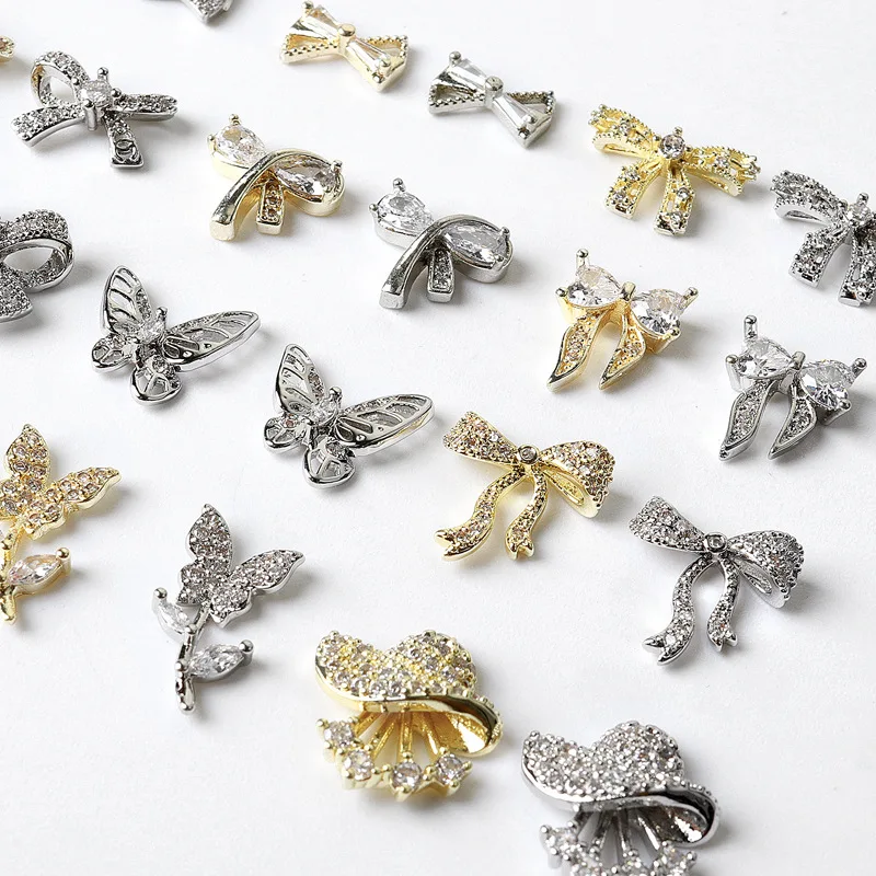 10pcs/lot, 3d Nail Art Bow Series Butterfly Nail Decoration Zircon Nail Rhinestones For Nail Tips Decorations
10pcs/lot, 3d Nail Art Bow Series Butterfly Nail Decoration Zircon Nail Rhinestones For Nail Tips Decorations