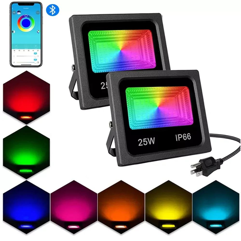 1 PCS Waterproof 15W 25W Bluetooth Smart LED Flood Light RGB APP Control LED Floodlights Garden Party Landscape Stage Lighting
1 PCS Waterproof 15W 25W Bluetooth Smart LED Flood Light RGB APP Control LED Floodlights Garden Party Landscape Stage Lighting
