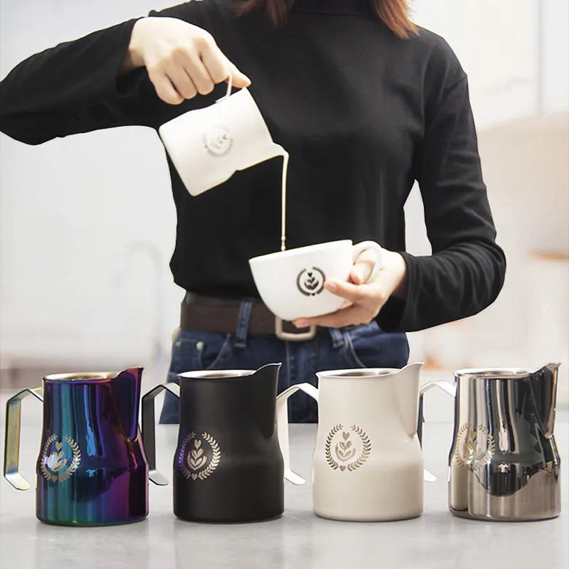 Coffee Milk Frothing Pitcher Jug 304 Stainless Steel Specialized Italian Coffee Steam Frother Cup Eagle Beak Cafe Accessories
Coffee Milk Frothing Pitcher Jug 304 Stainless Steel Specialized Italian Coffee Steam Frother Cup Eagle Beak Cafe Accessories