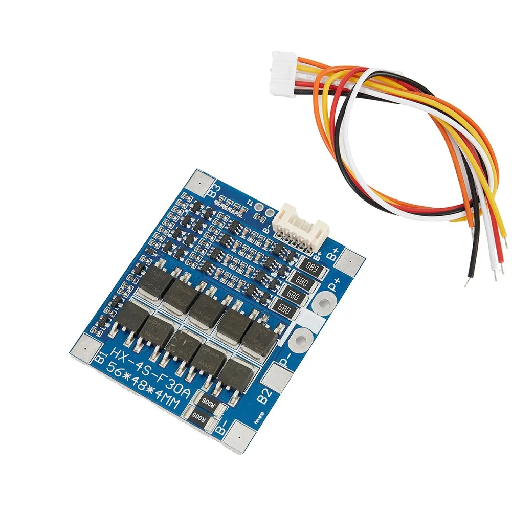 4S 30A 12.8V W/Balance 3.2V LiFePo4 LiFe Battery BMS Protection PCB Board High Current Protection Board With Balance Circuit
4S 30A 12.8V W/Balance 3.2V LiFePo4 LiFe Battery BMS Protection PCB Board High Current Protection Board With Balance Circuit
