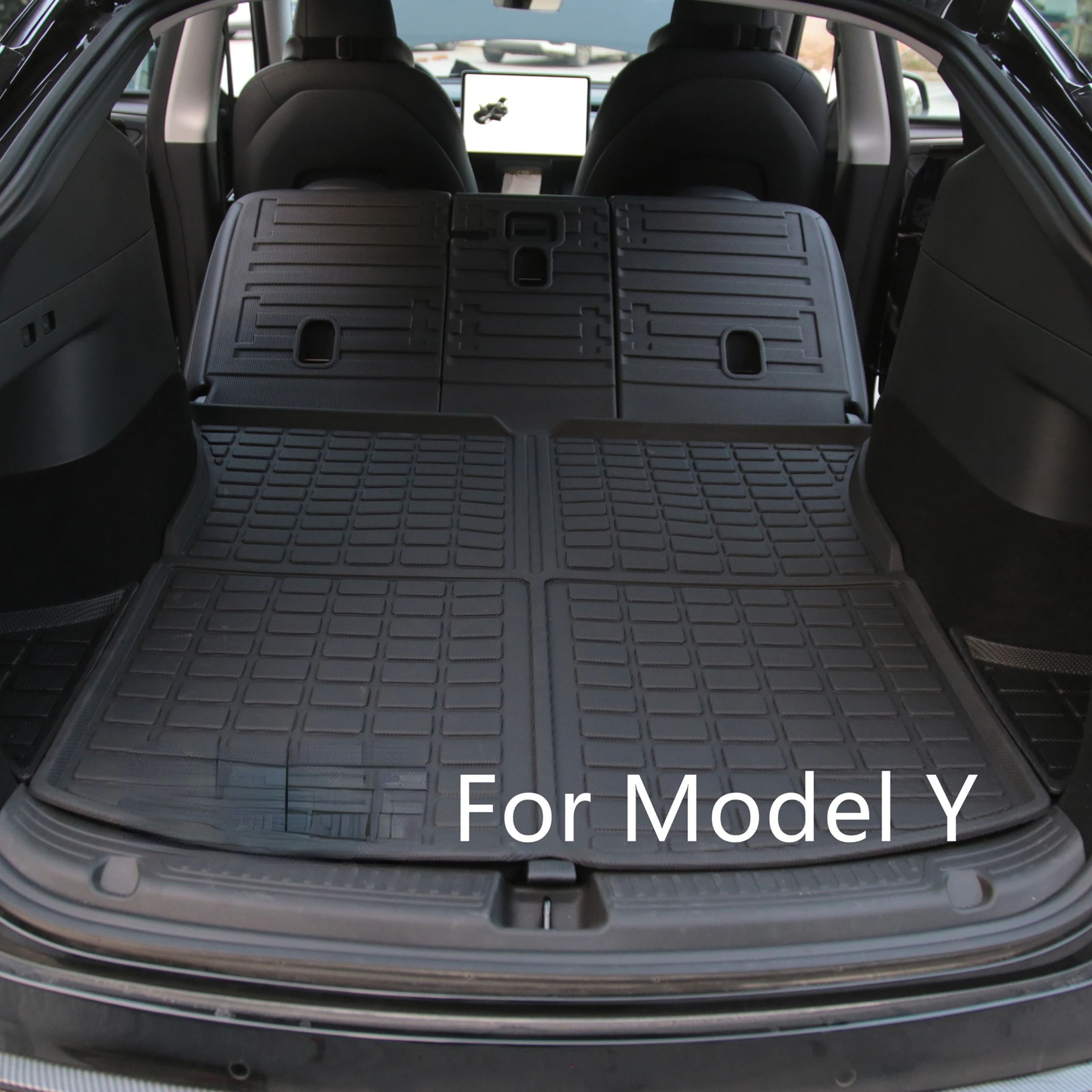 Защитные коврики для задних сидений Tesla Model Y, противоударные коврики из ТПЭ, чехлы для сидений и коврики для багажника, подставки для ног модели Y 2022, аксессуары 
Защитные коврики для задних сидений Tesla Model Y, противоударные коврики из ТПЭ, чехлы для сидений и коврики для багажника, подставки для ног модели Y 2022, аксессуары