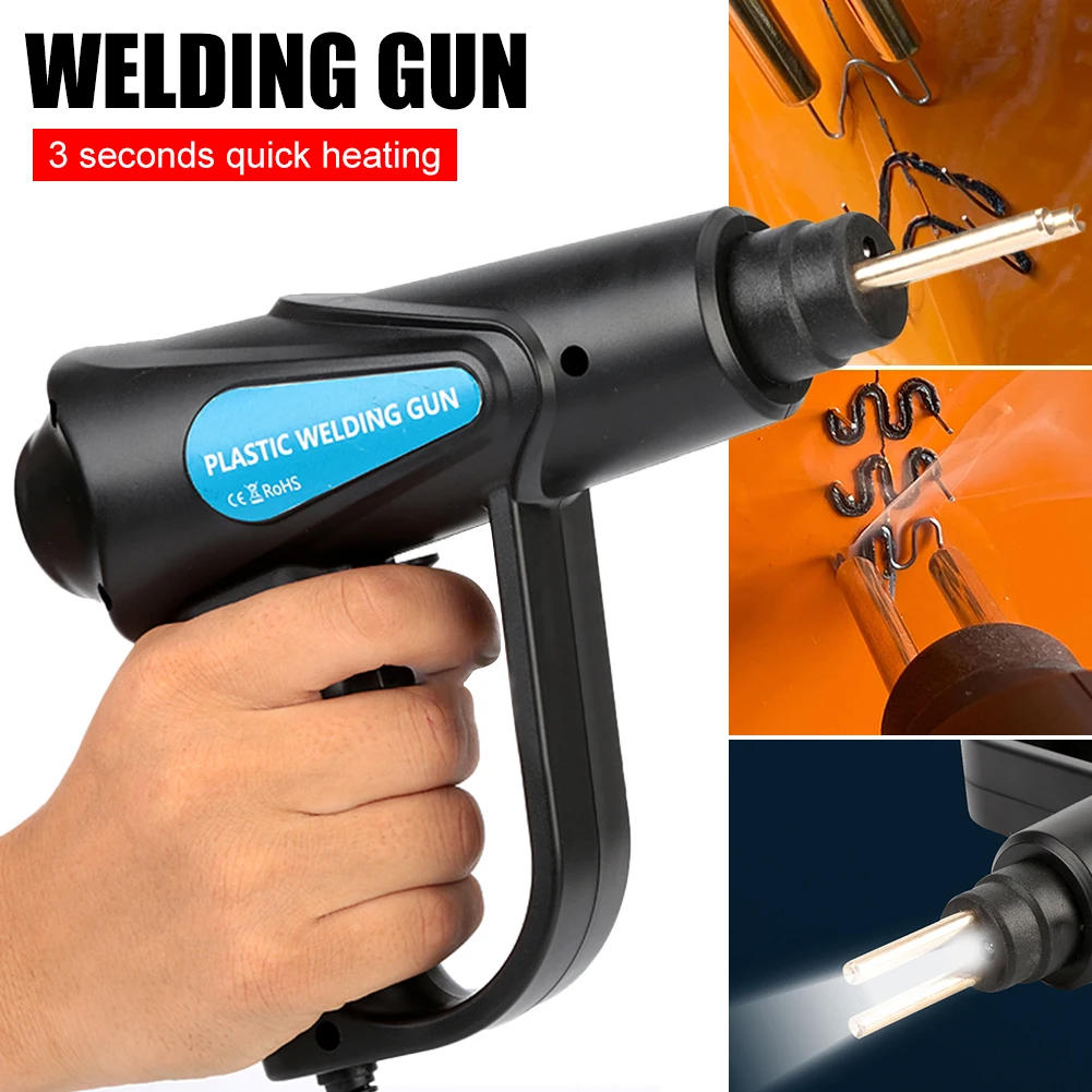 70W Plastic Welder Gun 220V 110V Hot Stapler Gun Welding Machine Car Bumper Repair Kit with 4 Type Staples PVC Repairing Machine
70W Plastic Welder Gun 220V 110V Hot Stapler Gun Welding Machine Car Bumper Repair Kit with 4 Type Staples PVC Repairing Machine