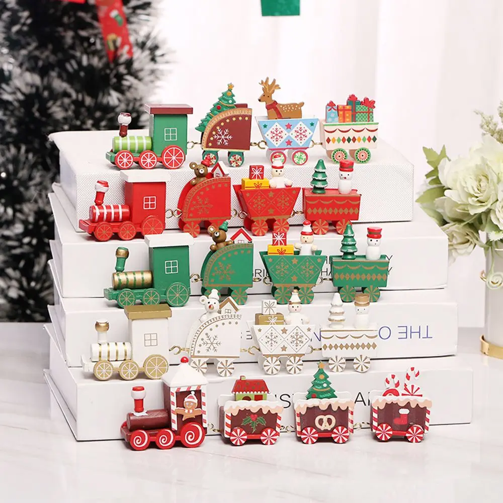 Multicolor Home Decor Pendant Kids Gifts Festival Ornament Xmas Wooden Train Desktop decoration Christmas Trains
Multicolor Home Decor Pendant Kids Gifts Festival Ornament Xmas Wooden Train Desktop decoration Christmas Trains