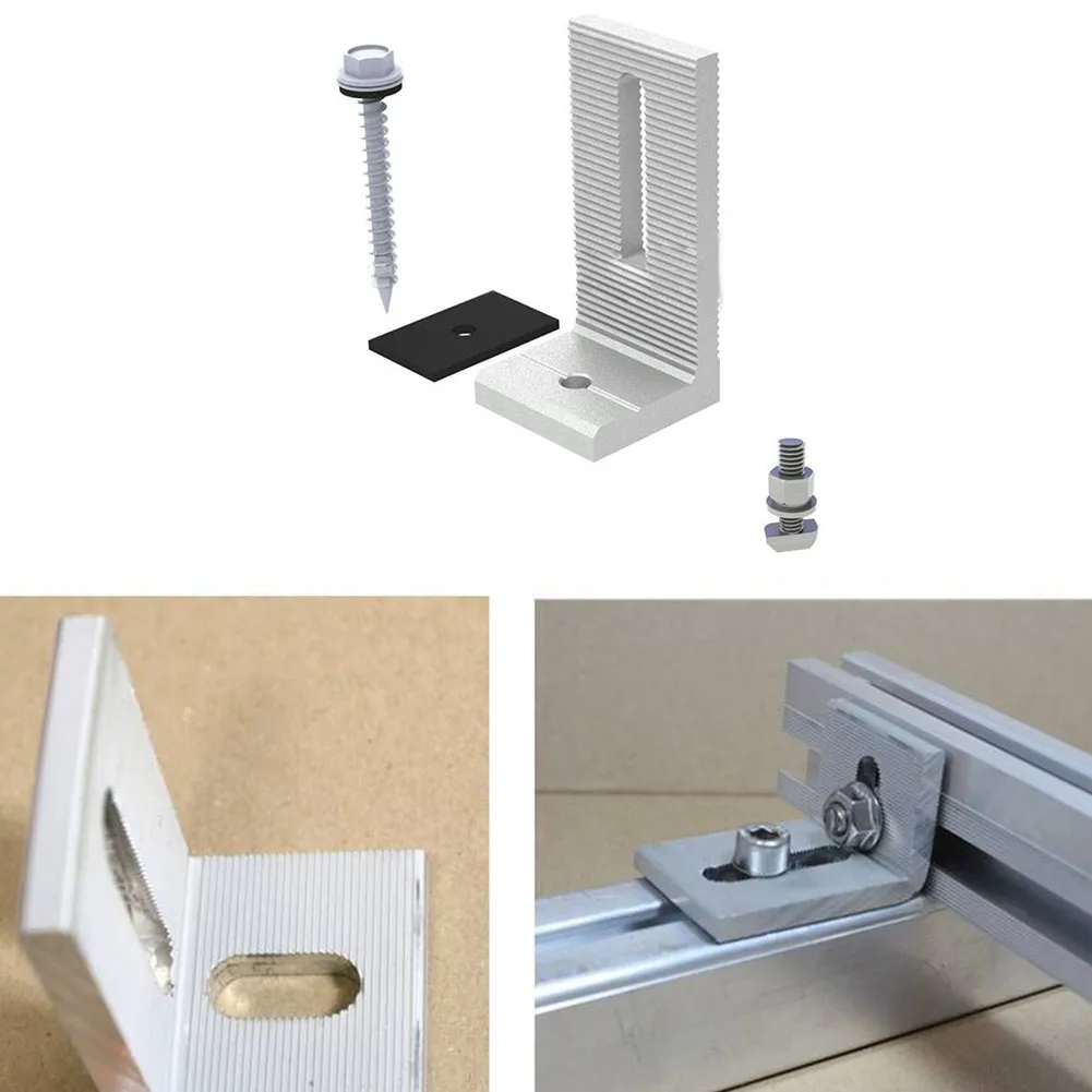1/4/10pcs Aluminum Alloy Solar Panel Mounting Bracket Roof Mount L Foot For Sloped Pitched Roof Solar Mount Accessories
1/4/10pcs Aluminum Alloy Solar Panel Mounting Bracket Roof Mount L Foot For Sloped Pitched Roof Solar Mount Accessories