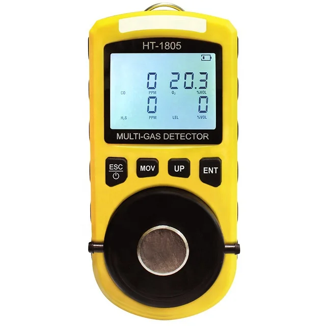 

HT-1805 Digitalize Four in One XINTEST Gas Detector Visual, Auditory Alarm and Buzzer Alarm H2s/co/o2/combustible Gases OEM,ODM