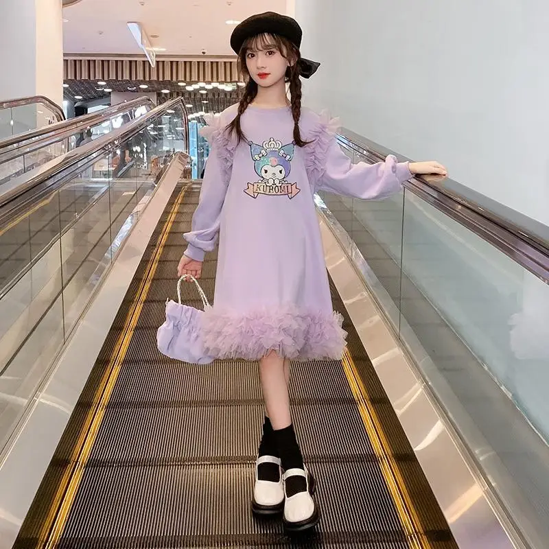 Kawaii Sanrios Anime Series Kuromi Girls Dress Fall New Foreign-Style Korean Version of The Net Red Long-Sleeved Princess Skirt
Kawaii Sanrios Anime Series Kuromi Girls Dress Fall New Foreign-Style Korean Version of The Net Red Long-Sleeved Princess Skirt