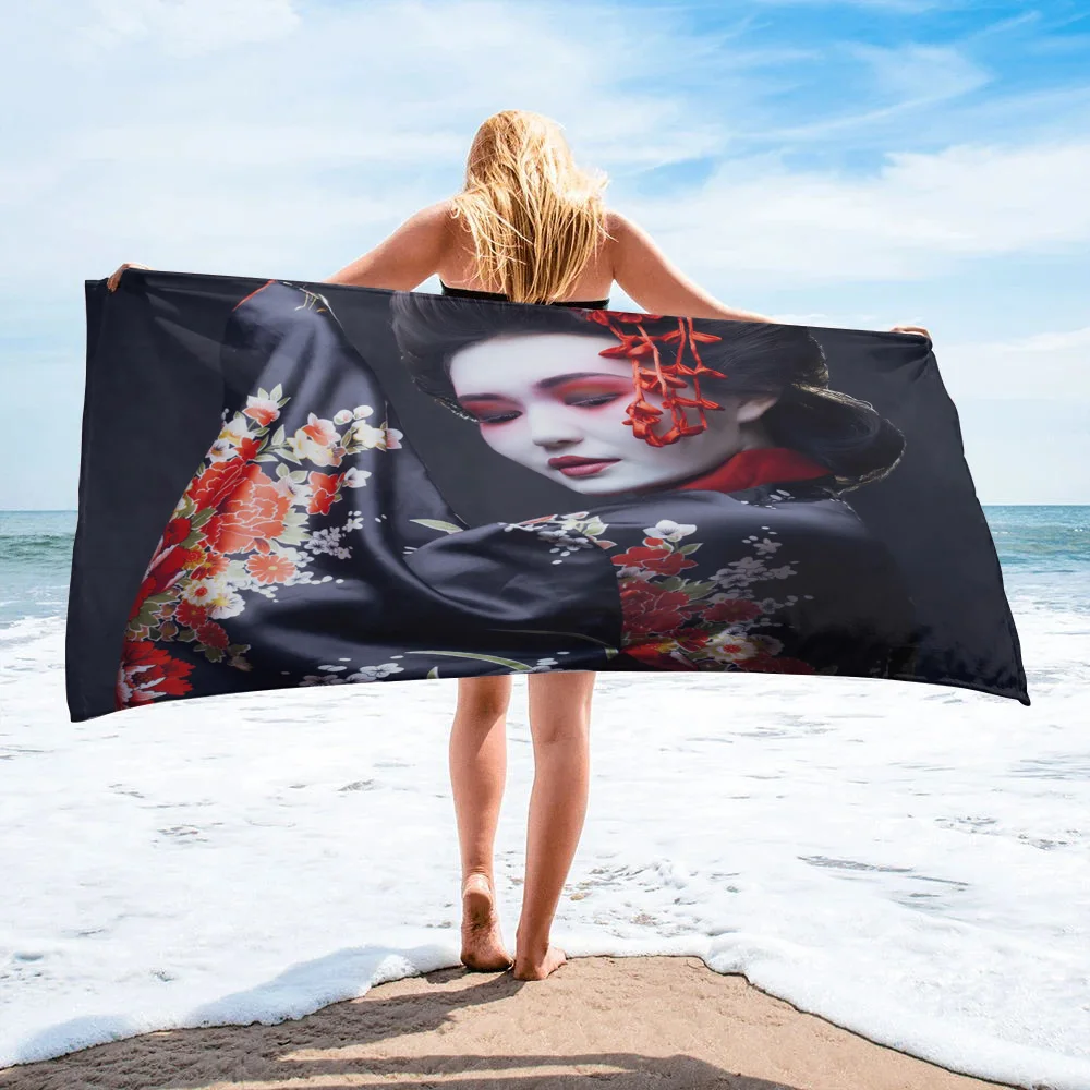 Japanese Woman Red Sakura Kimono Bath Towel Camping Bathroom Accessories Microfiber Beach Towel Home Bath Towels for Adults
Japanese Woman Red Sakura Kimono Bath Towel Camping Bathroom Accessories Microfiber Beach Towel Home Bath Towels for Adults