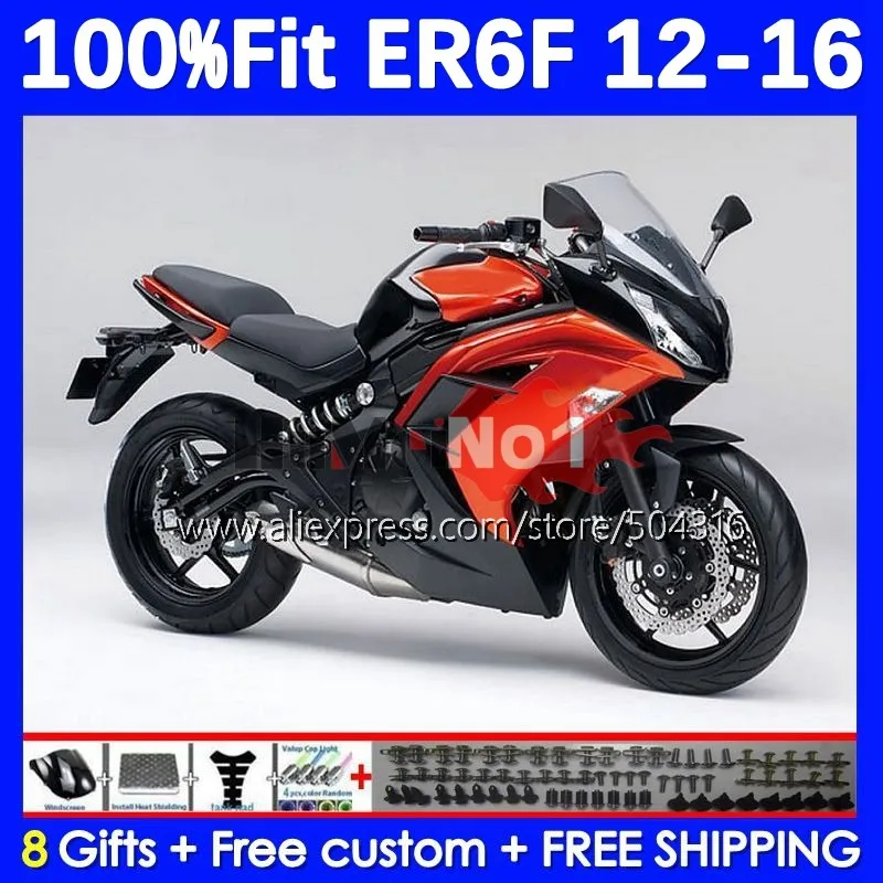 Injection For KAWASAKI glossy orange NINJA 650R ER-6F ER6 F ER 6F 114MC.2 ER6F 12 13 14 15 16 2012 2013 2014 2015 2016 Fairings
Injection For KAWASAKI glossy orange NINJA 650R ER-6F ER6 F ER 6F 114MC.2 ER6F 12 13 14 15 16 2012 2013 2014 2015 2016 Fairings