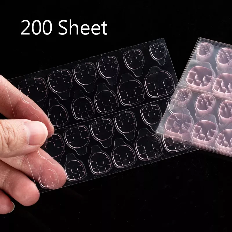 NEW Fake Nails Tips Transparent Double-Side False Adhesive Tapes Stickers Press on Fake Nail Tips Extension Stick Tools
NEW Fake Nails Tips Transparent Double-Side False Adhesive Tapes Stickers Press on Fake Nail Tips Extension Stick Tools