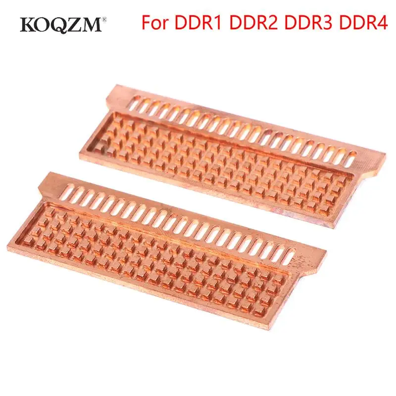 Laptop Memory Heat Sink Copper Heatsink Laptop RAM For DDR1 DDR2 DDR3 DDR4 1.5MM 2MM
Laptop Memory Heat Sink Copper Heatsink Laptop RAM For DDR1 DDR2 DDR3 DDR4 1.5MM 2MM