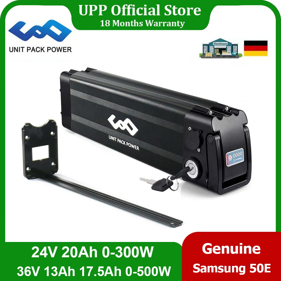 eBike Battery 36V 21Ah Silver Fish Lithium-ion Samsung Battery for 250W 350W 500W Electric Bicycle Folding Bike Mountain Bike 
eBike Battery 36V 21Ah Silver Fish Lithium-ion Samsung Battery for 250W 350W 500W Electric Bicycle Folding Bike Mountain Bike
