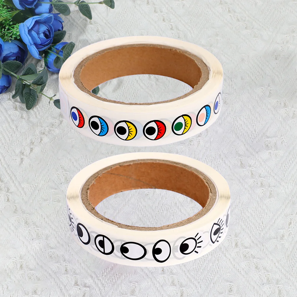 2pcs Eye Stickers DIY Eye Sticker Label Rolls Colorful Black White Eye Sticker for DIY Puppet Crafts
2pcs Eye Stickers DIY Eye Sticker Label Rolls Colorful Black White Eye Sticker for DIY Puppet Crafts
