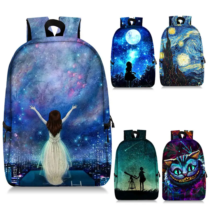 Cute Galaxy Star Sky Backpack Starry Night Women Rucksack Children School Bags for Teenager Girls Laptop Backpack for Travel
Cute Galaxy Star Sky Backpack Starry Night Women Rucksack Children School Bags for Teenager Girls Laptop Backpack for Travel