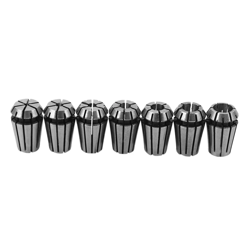 14Pcs 1-7Mm ER11 Spring Collet For CNC Workholding Engraving & Milling Lathe Tool
14Pcs 1-7Mm ER11 Spring Collet For CNC Workholding Engraving & Milling Lathe Tool