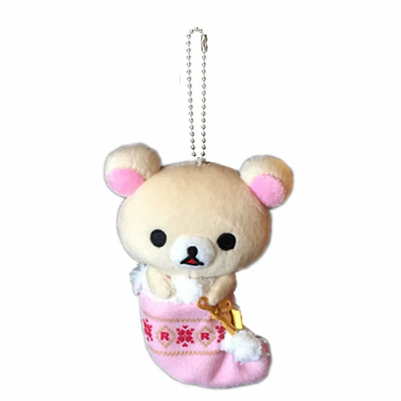 New Cute Anime Rilakkuma Korilakkuma Bear Christmas Plush Keychain Small Pandent Kids Stuffed Toys For Children 16CM
New Cute Anime Rilakkuma Korilakkuma Bear Christmas Plush Keychain Small Pandent Kids Stuffed Toys For Children 16CM