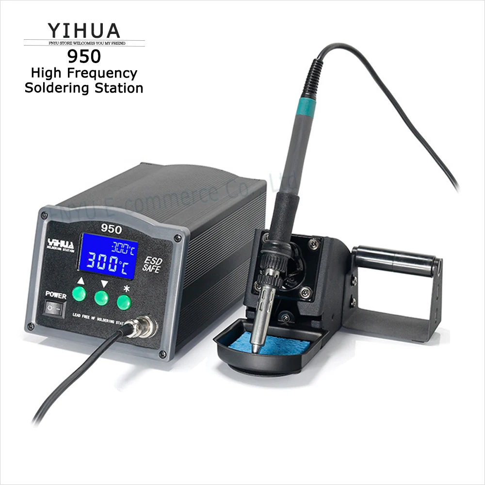 Паяльная станция YIHUA950, 150 Вт, высокочастотный сварочный аппарат С бессвинцовым током, Интеллектуальный режим сна и паролем
Паяльная станция YIHUA950, 150 Вт, высокочастотный сварочный аппарат С бессвинцовым током, Интеллектуальный режим сна и паролем