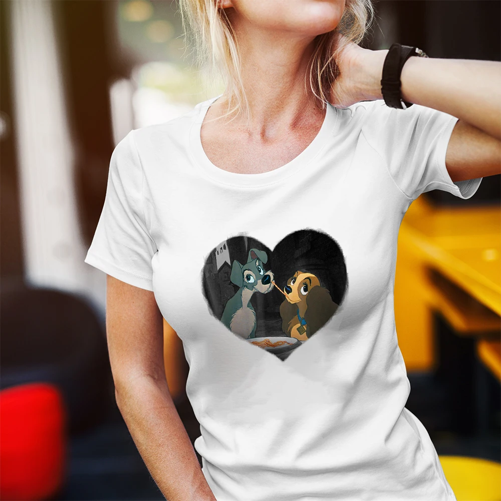 Summer New Products Outdoor Trend Comfortable T Shirt Female Short Sleeve Harajuku Cute Lady And The Tramp Disney Women T-Shirts
Summer New Products Outdoor Trend Comfortable T Shirt Female Short Sleeve Harajuku Cute Lady And The Tramp Disney Women T-Shirts