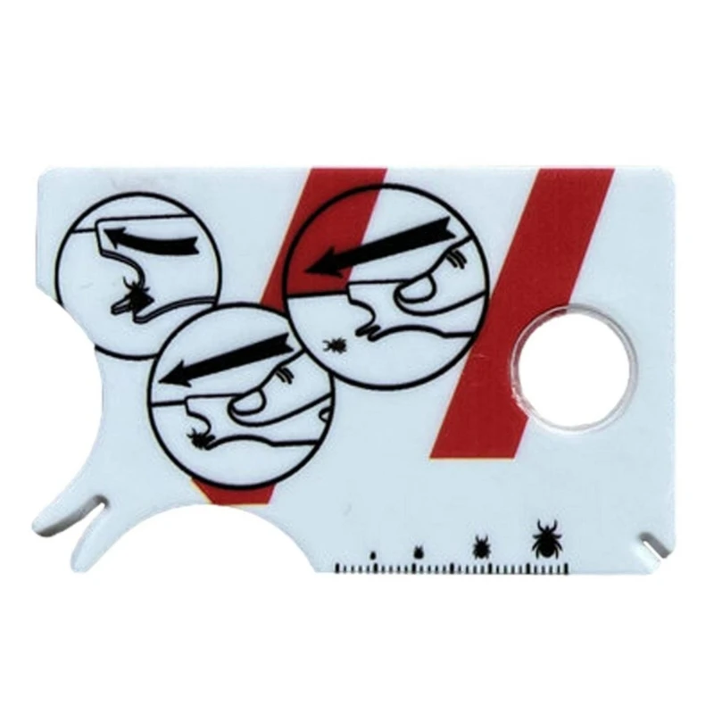 94PD Portable Tick Remover Card with Magnifier Wallet-Sized Tick Removal Tool Pets Lice Catcher Tool Compact-size Durable
94PD Portable Tick Remover Card with Magnifier Wallet-Sized Tick Removal Tool Pets Lice Catcher Tool Compact-size Durable