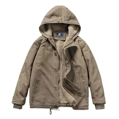 NEW 2023 Men's Bomber Jacket Winter Fashion Fleece Warm Hooded Coats Casual Outwear Thermal Slim Fit Jackets Mens Clothing
NEW 2023 Men's Bomber Jacket Winter Fashion Fleece Warm Hooded Coats Casual Outwear Thermal Slim Fit Jackets Mens Clothing