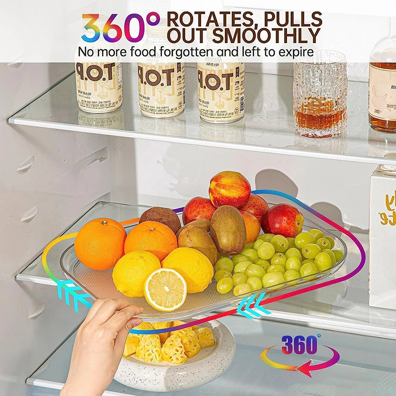 Transform Your Fridge with Our Lazy Susan Turntable | Large Storage Tray with Removable Bins for Your Kitchen
Transform Your Fridge with Our Lazy Susan Turntable | Large Storage Tray with Removable Bins for Your Kitchen